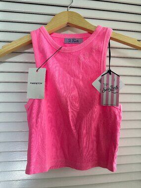Mc2 Saint Barth Cotton Crop Tank NWT